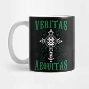 Veritas Aequitas Irish St Patrick's Day Mug